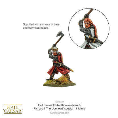 Hail Caesar: rulebook (2nd edition) & Richard I, The Lionheart special figure