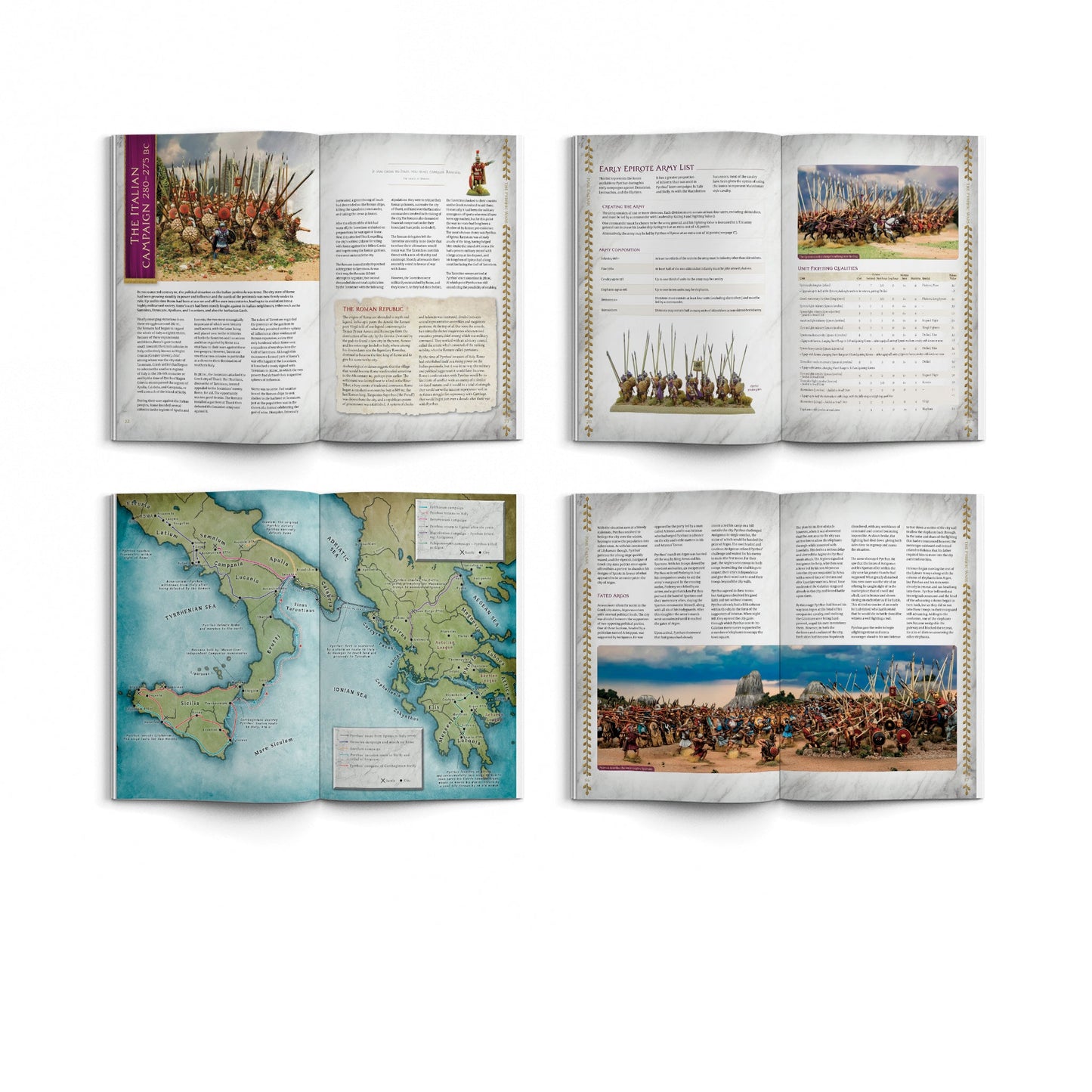 Hail Caesar: The Pyrrhic Wars - Hail Caesar supplement with Pyrrhus on foot book miniature