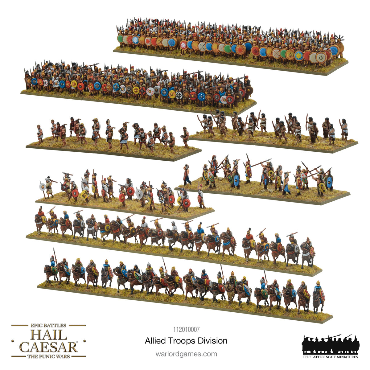 Epic Battles: Hail Caesar - Battles: Allied Troops division