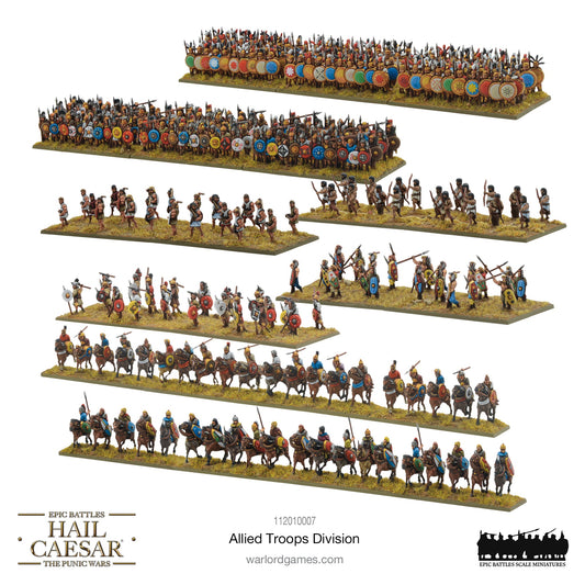 Epic Battles: Hail Caesar - Battles: Allied Troops division