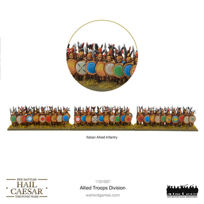 Epic Battles: Hail Caesar - Battles: Allied Troops division