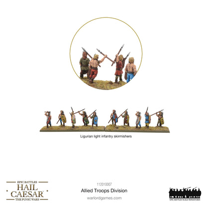 Epic Battles: Hail Caesar - Battles: Allied Troops division