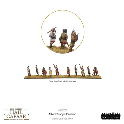 Epic Battles: Hail Caesar - Battles: Allied Troops division