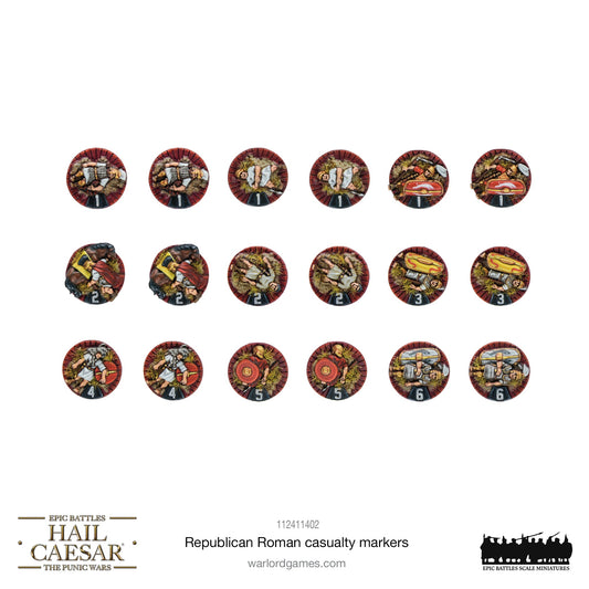 Epic Battles: Hail Caesar - Battles: Republican Roman casualty markers