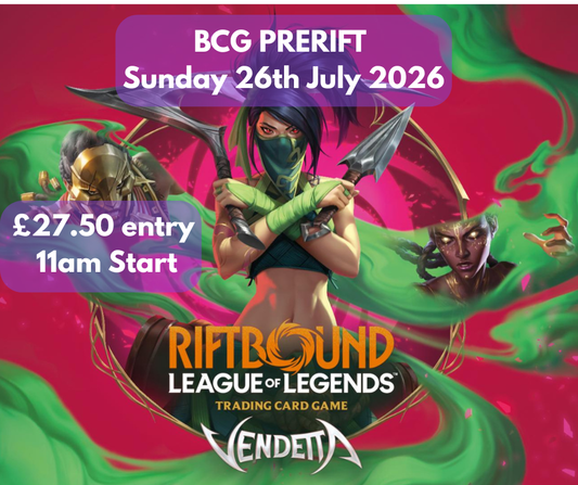 Event: Riftbound - Vendetta PreRift (Sunday 26th July 2026)