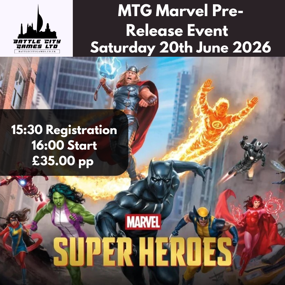 Event: MTG Marvel Pre-Release - Saturday 20th June 2026