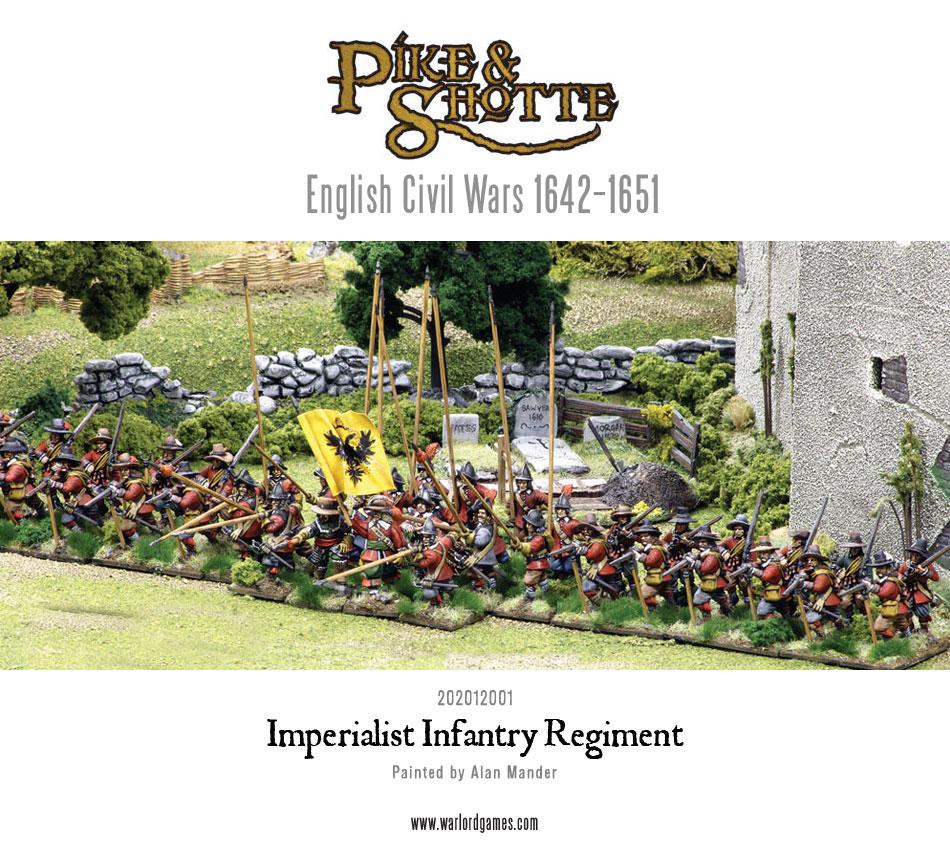 Pike & Shotte: The English Civil Wars & Thirty Years War - Imperialist Infantry Regiment boxed set