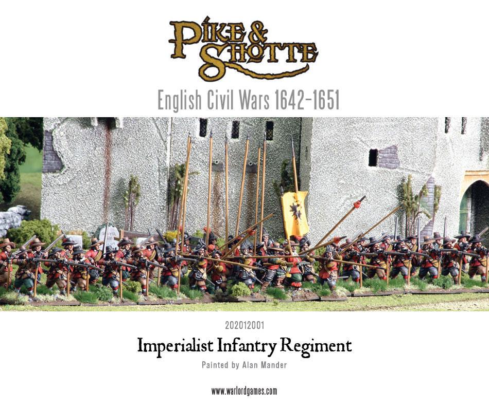 Pike & Shotte: The English Civil Wars & Thirty Years War - Imperialist Infantry Regiment boxed set