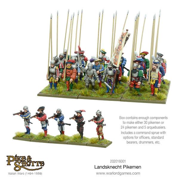 Pike & Shotte: Italian Wars 1494-1559 - Landsknechts Pikemen