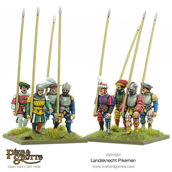Pike & Shotte: Italian Wars 1494-1559 - Landsknechts Pikemen