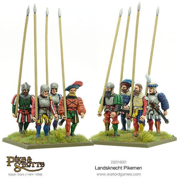Pike & Shotte: Italian Wars 1494-1559 - Landsknechts Pikemen