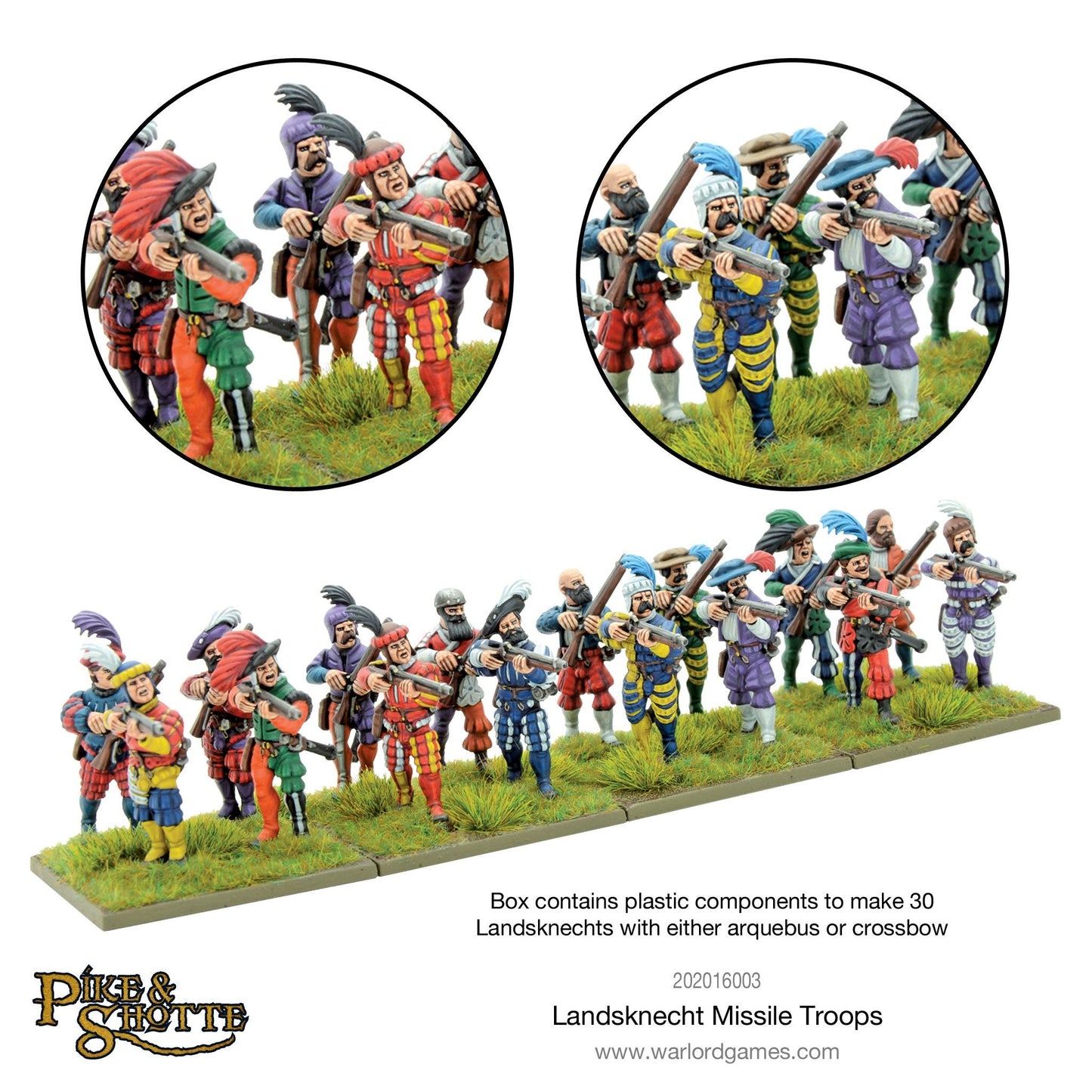 Pike & Shotte: Italian Wars 1494-1559 - Landsknecht missile troops
