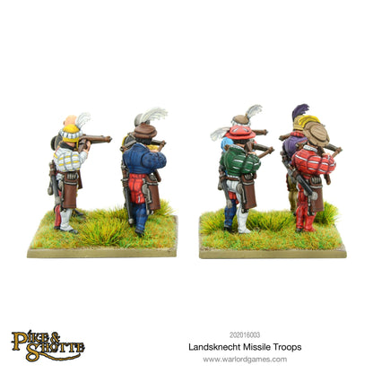 Pike & Shotte: Italian Wars 1494-1559 - Landsknecht missile troops