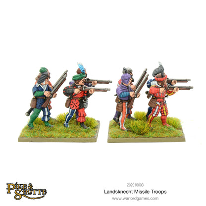 Pike & Shotte: Italian Wars 1494-1559 - Landsknecht missile troops