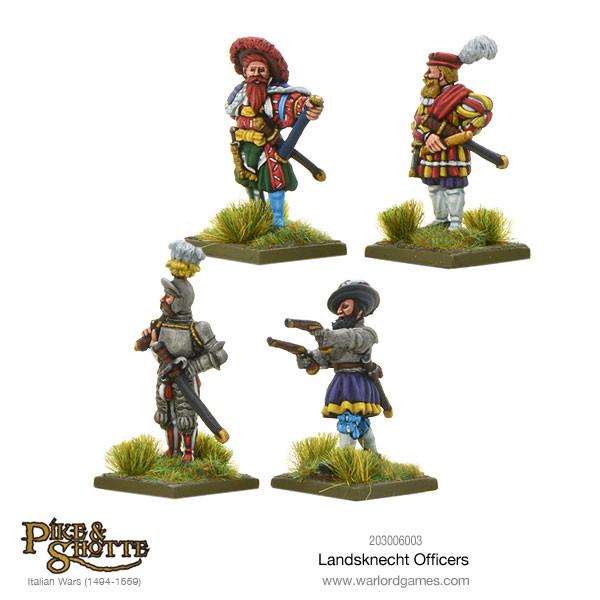 Pike & Shotte: Italian Wars 1494-1559 - Landsknechts officers