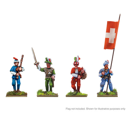 Pike & Shotte: Italian Wars 1494-1559 - Italian Wars Swiss Foot Command Group