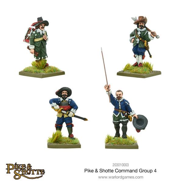 Pike & Shotte: The English Civil Wars & Thirty Years War - Command Group 4