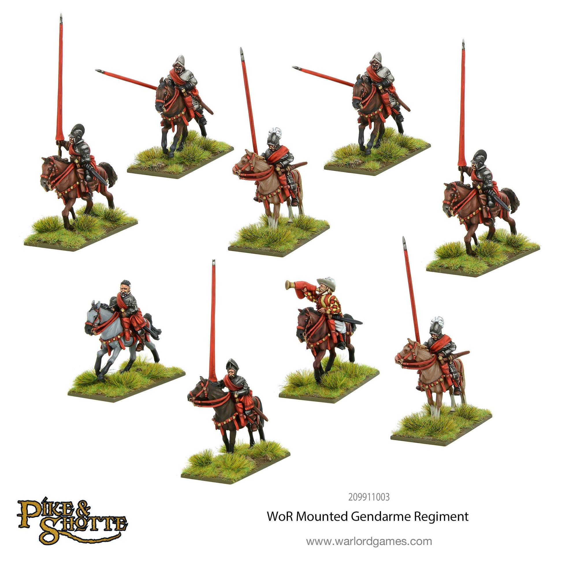 Pike & Shotte: Wars of Religion 1524-1648 - Wars of Religion Mounted Gendarme Regiment