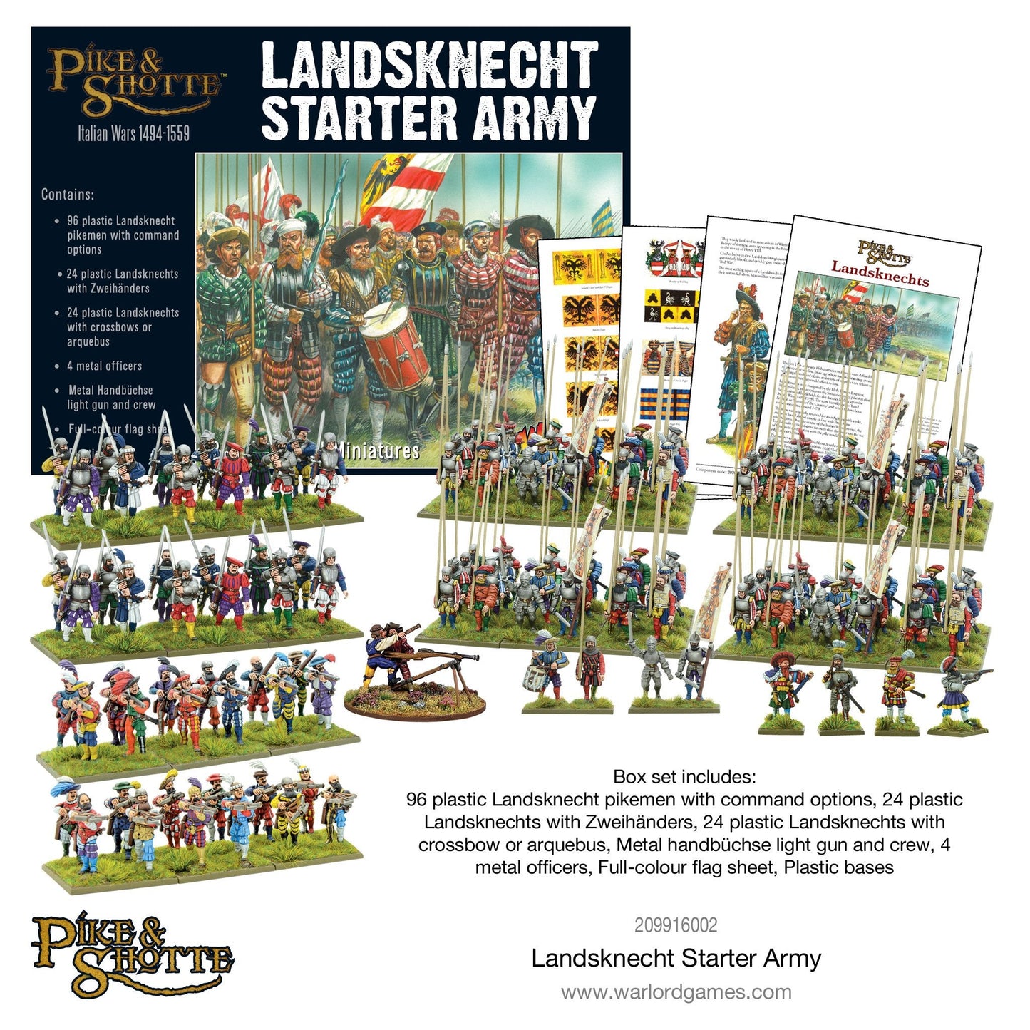 Pike & Shotte: Italian Wars 1494-1559 - Landsknecht Starter Army