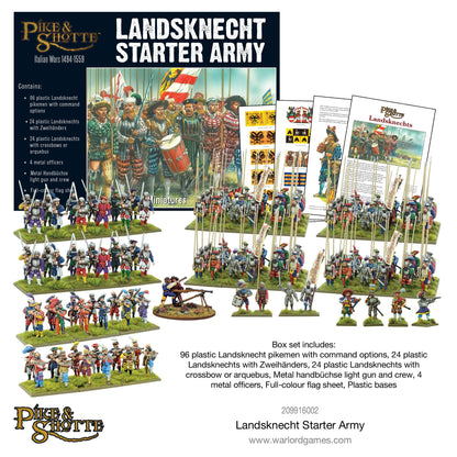 Pike & Shotte: Italian Wars 1494-1559 - Landsknecht Starter Army
