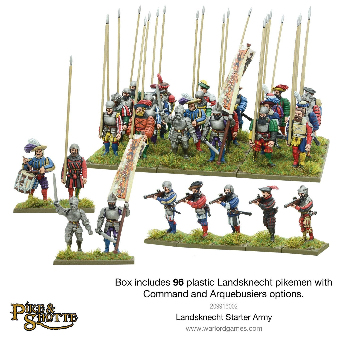 Pike & Shotte: Italian Wars 1494-1559 - Landsknecht Starter Army