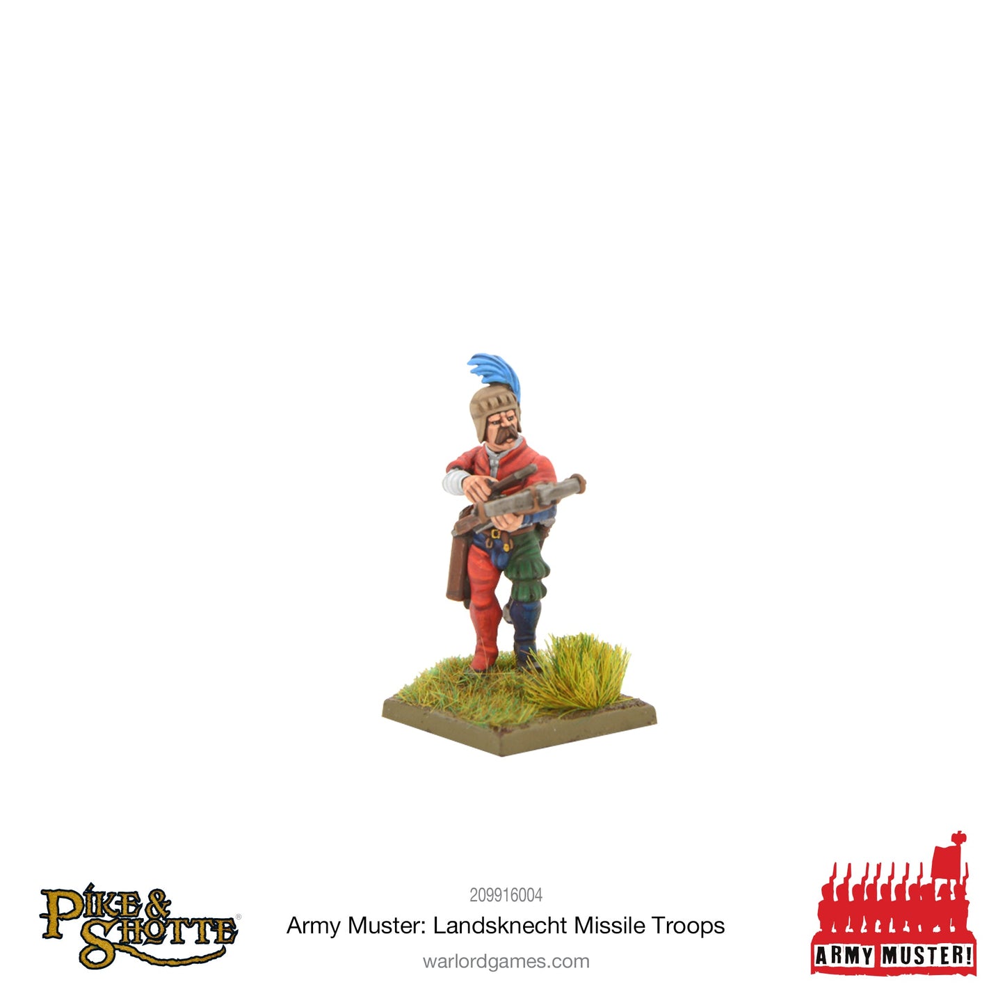 Pike & Shotte: Italian Wars 1494-1559 - Army Muster - Landsknecht Missile Troops
