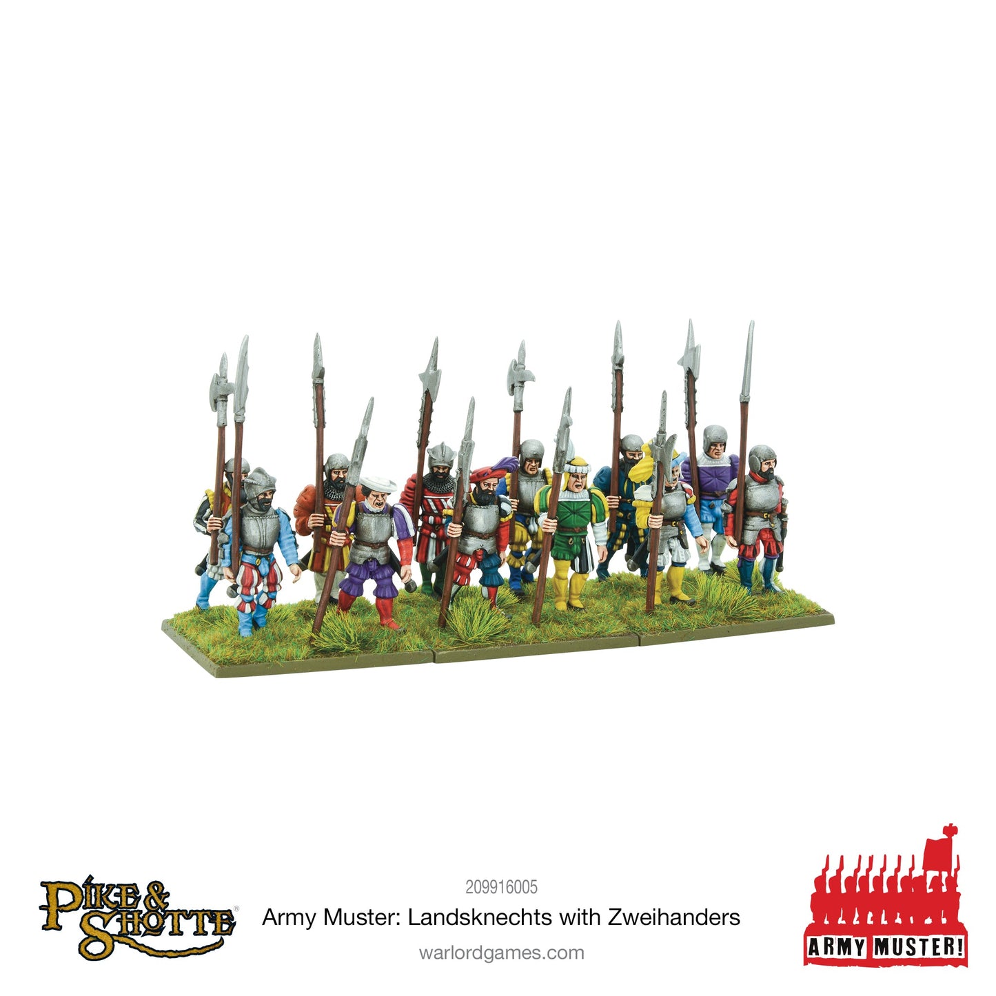 Pike & Shotte: Italian Wars 1494-1559 - Army Muster - Landsknechts with Zweihanders