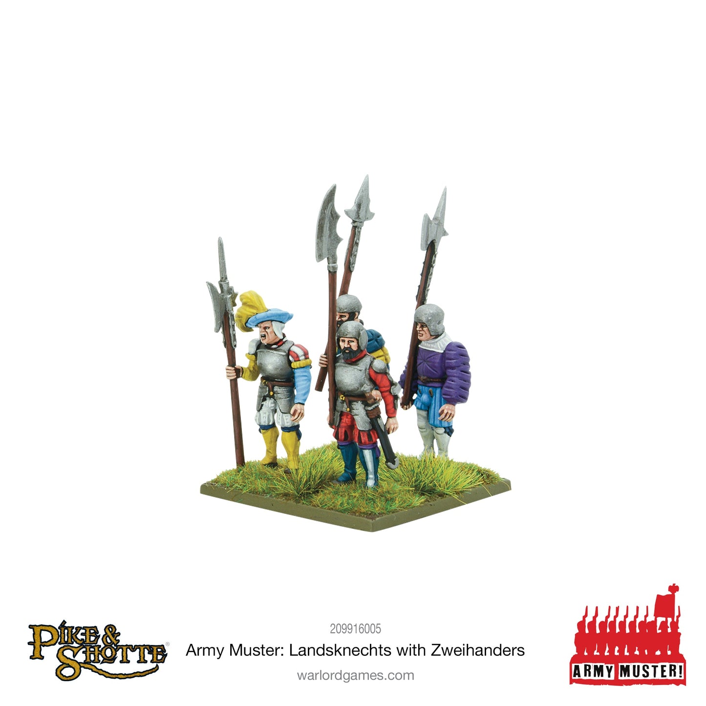 Pike & Shotte: Italian Wars 1494-1559 - Army Muster - Landsknechts with Zweihanders