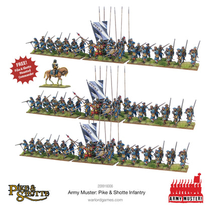 Pike & Shotte: The English Civil Wars & Thirty Years War - Army Muster: Pike & Shotte Infantry