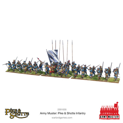 Pike & Shotte: The English Civil Wars & Thirty Years War - Army Muster: Pike & Shotte Infantry