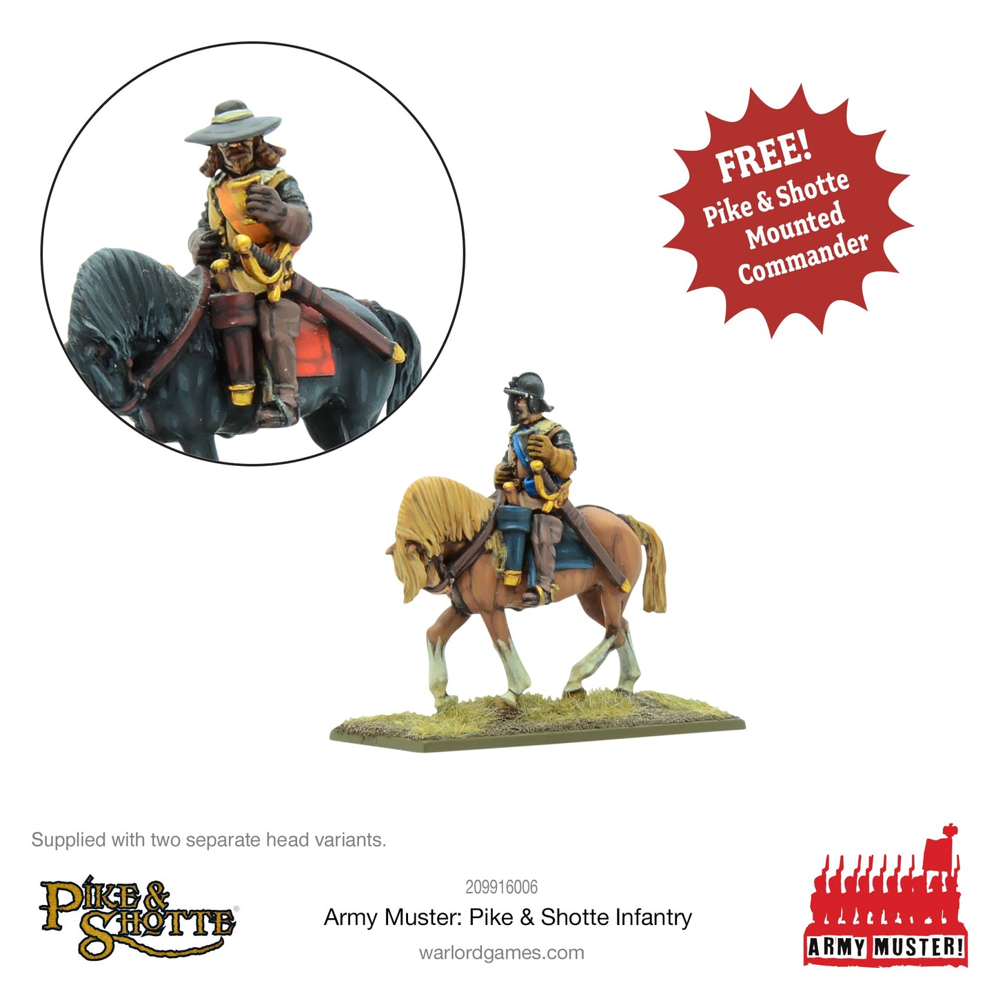 Pike & Shotte: The English Civil Wars & Thirty Years War - Army Muster: Pike & Shotte Infantry