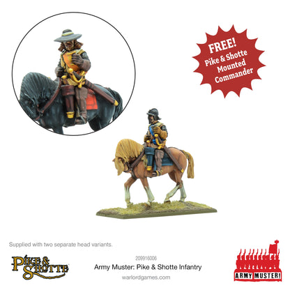 Pike & Shotte: The English Civil Wars & Thirty Years War - Army Muster: Pike & Shotte Infantry