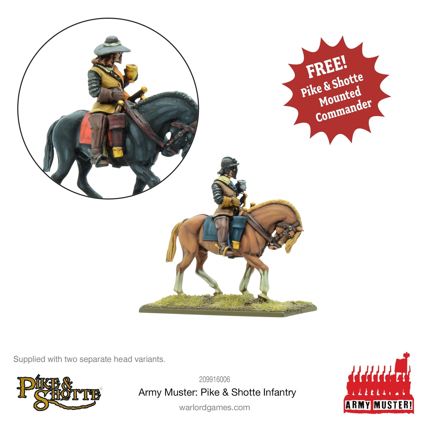 Pike & Shotte: The English Civil Wars & Thirty Years War - Army Muster: Pike & Shotte Infantry