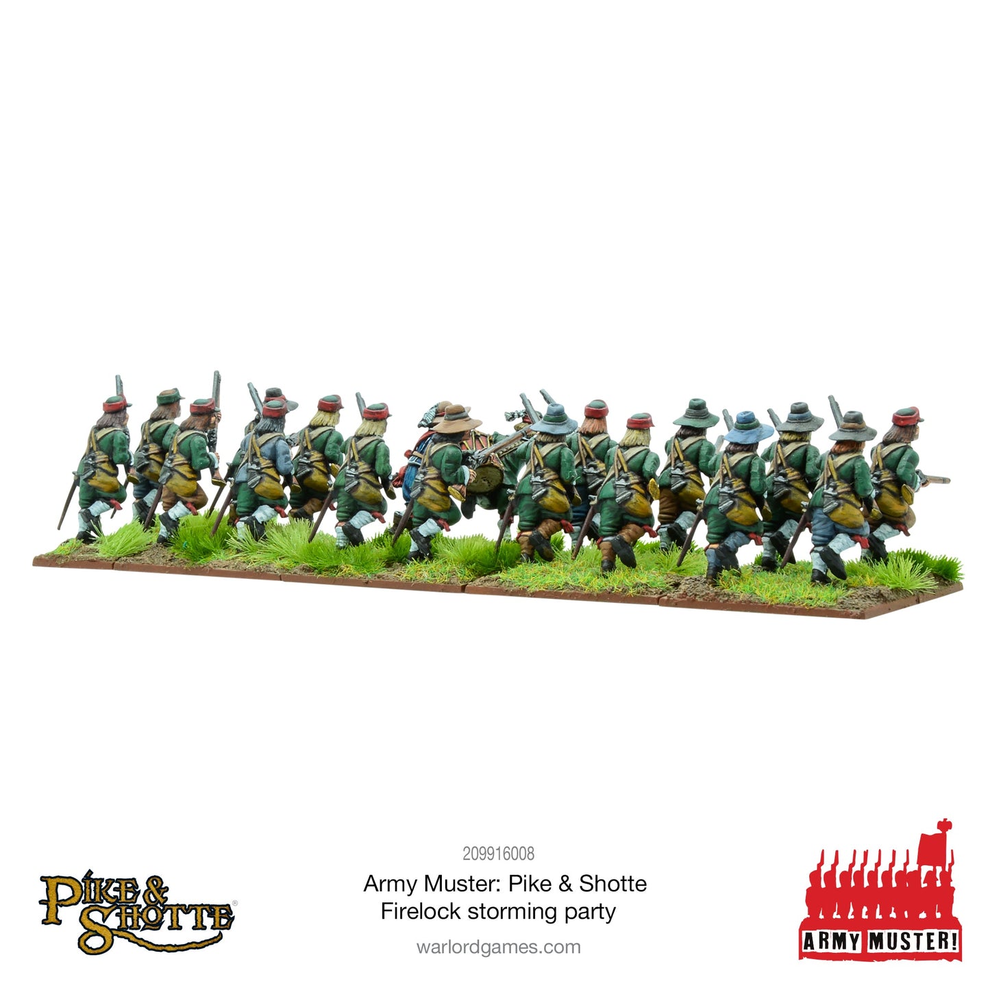 Pike & Shotte: The English Civil Wars & Thirty Years War - Army Muster: Pike & Shotte Firelock Storming Party