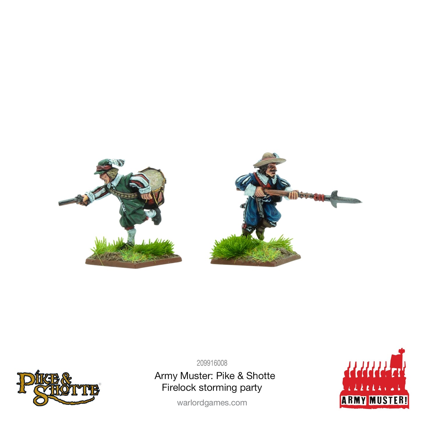 Pike & Shotte: The English Civil Wars & Thirty Years War - Army Muster: Pike & Shotte Firelock Storming Party