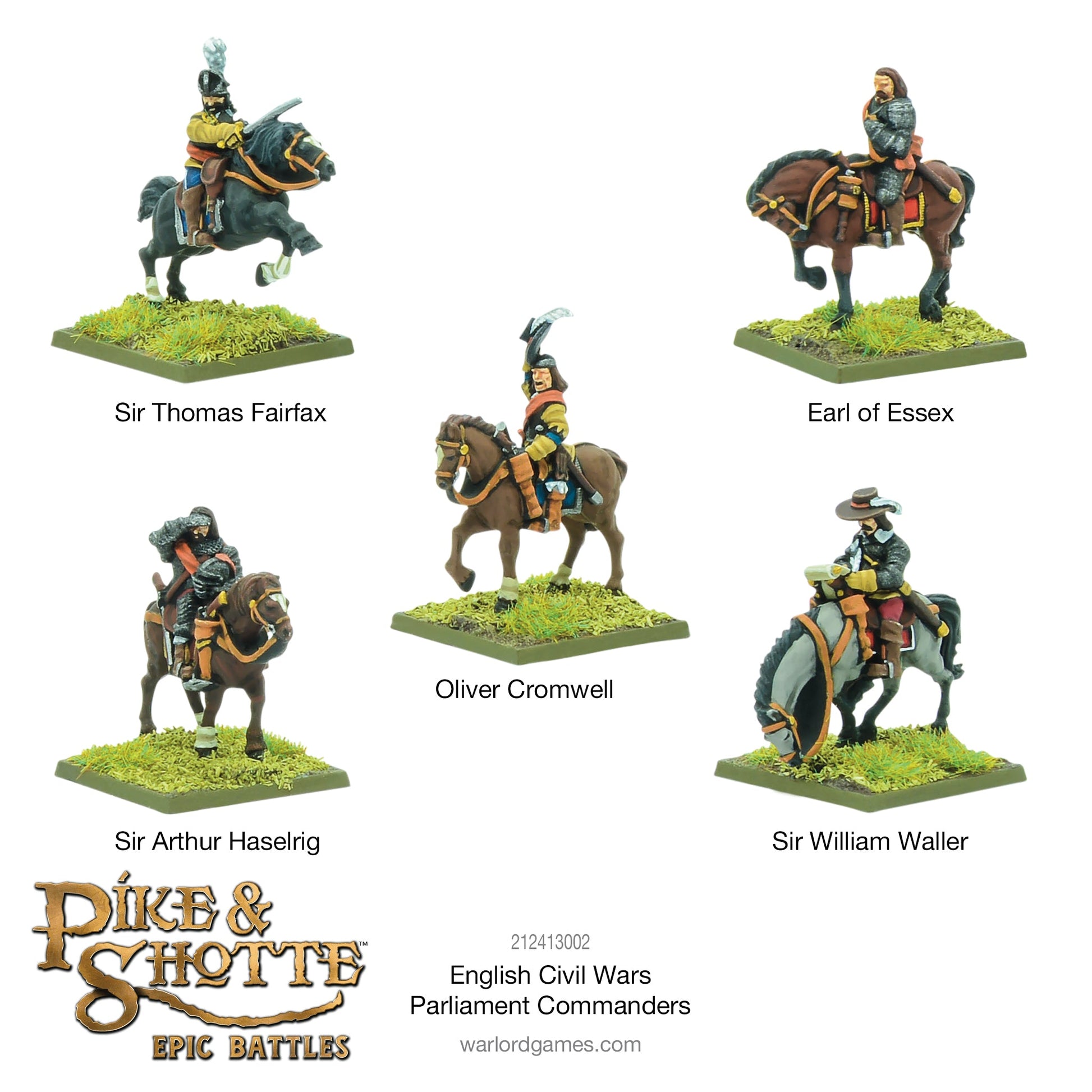 Epic Battles: Pike & Shotte - Battles -  English Civil Wars Parliament Commanders