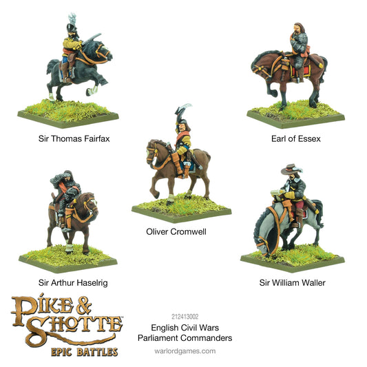 Epic Battles: Pike & Shotte - Battles -  English Civil Wars Parliament Commanders