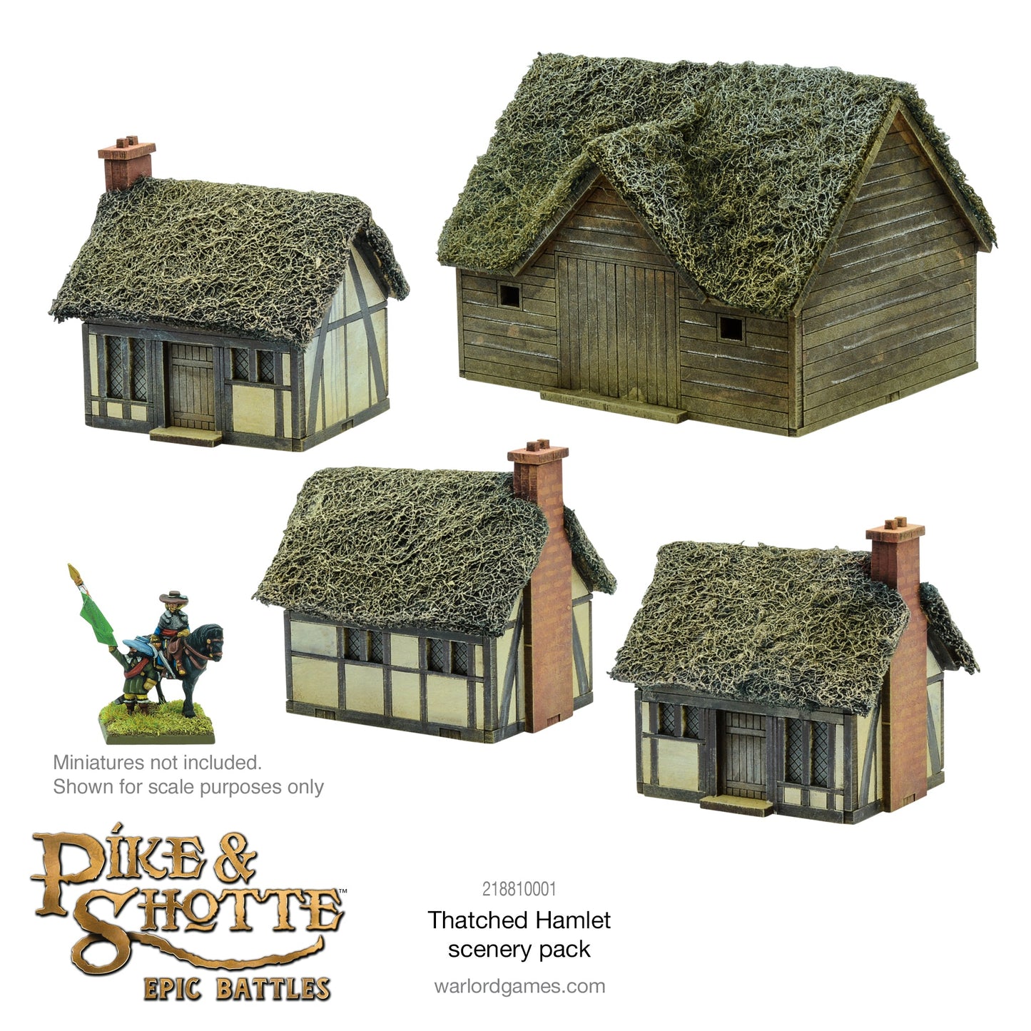 Epic Battles: Pike & Shotte - Battles - Thatched Hamlet scenery pack