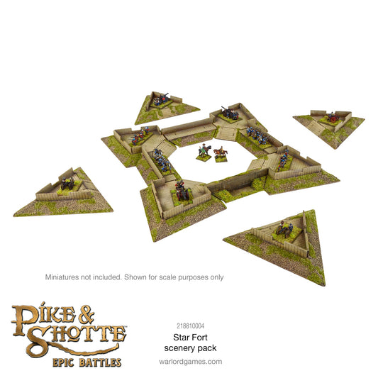 Epic Battles: Pike & Shotte - Battles - Star Fort Scenery Pack