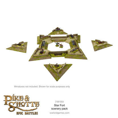 Epic Battles: Pike & Shotte - Battles - Star Fort Scenery Pack