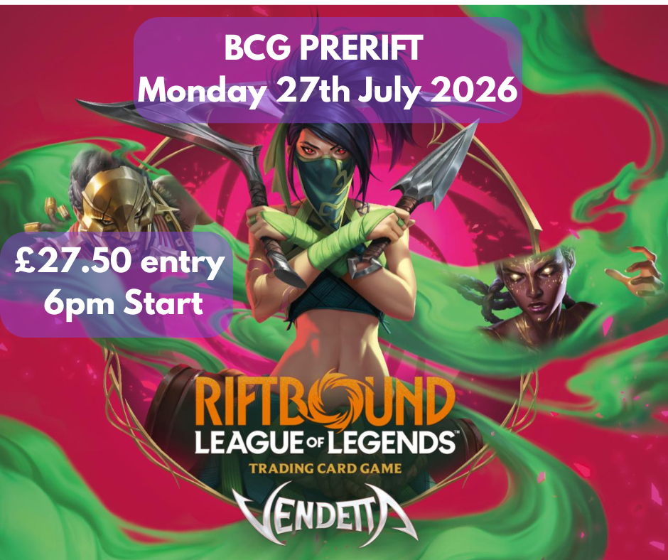 Event: Riftbound - Vendetta PreRift (Monday 27th July 2026)