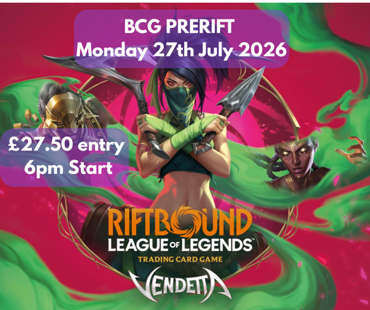 Event: Riftbound - Vendetta PreRift (Monday 27th July 2026)