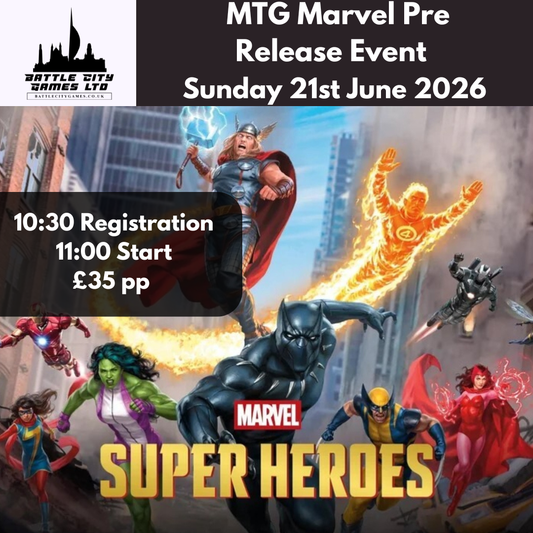 Event: MTG Marvel Pre-Release - Sunday 21st June 2026