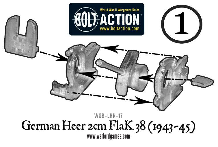 Bolt Action: German - German Heer 2cm FlaK 38 (1943-45)