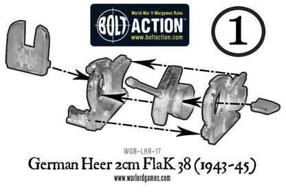 Bolt Action: German - German Heer 2cm FlaK 38 (1943-45)