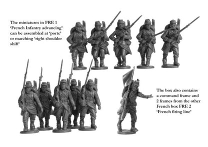 Black Powder: French - Franco-Prussian War French Infantry advancing
