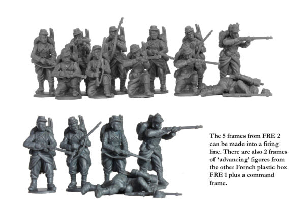 Black Powder: French - Franco-Prussian War French Infantry firing line