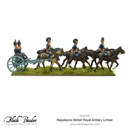 Black Powder: British - Royal Artillery 9-pdr and Limber Team