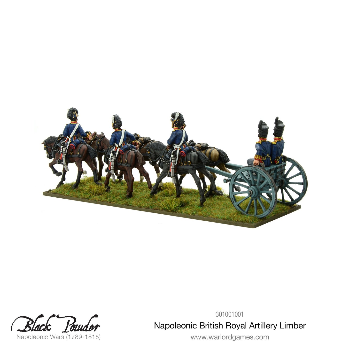 Black Powder: British - Royal Artillery 9-pdr and Limber Team