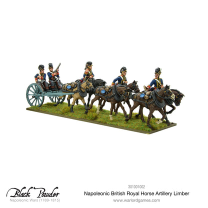 Black Powder: British - Royal Horse Artillery 6-pdr and Limber Team